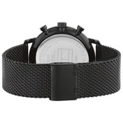  Shop Authentic Tommy Hilfiger Legend Chronograph Gold Dial Black Mesh Bracelet Watch For Men - 1710568 - Luxxuri