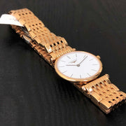  Shop Authentic Longines La Grande Classique White Dial Rose Gold Mesh Bracelet Watch for Women - L4.209.1.92.8 - Luxxuri