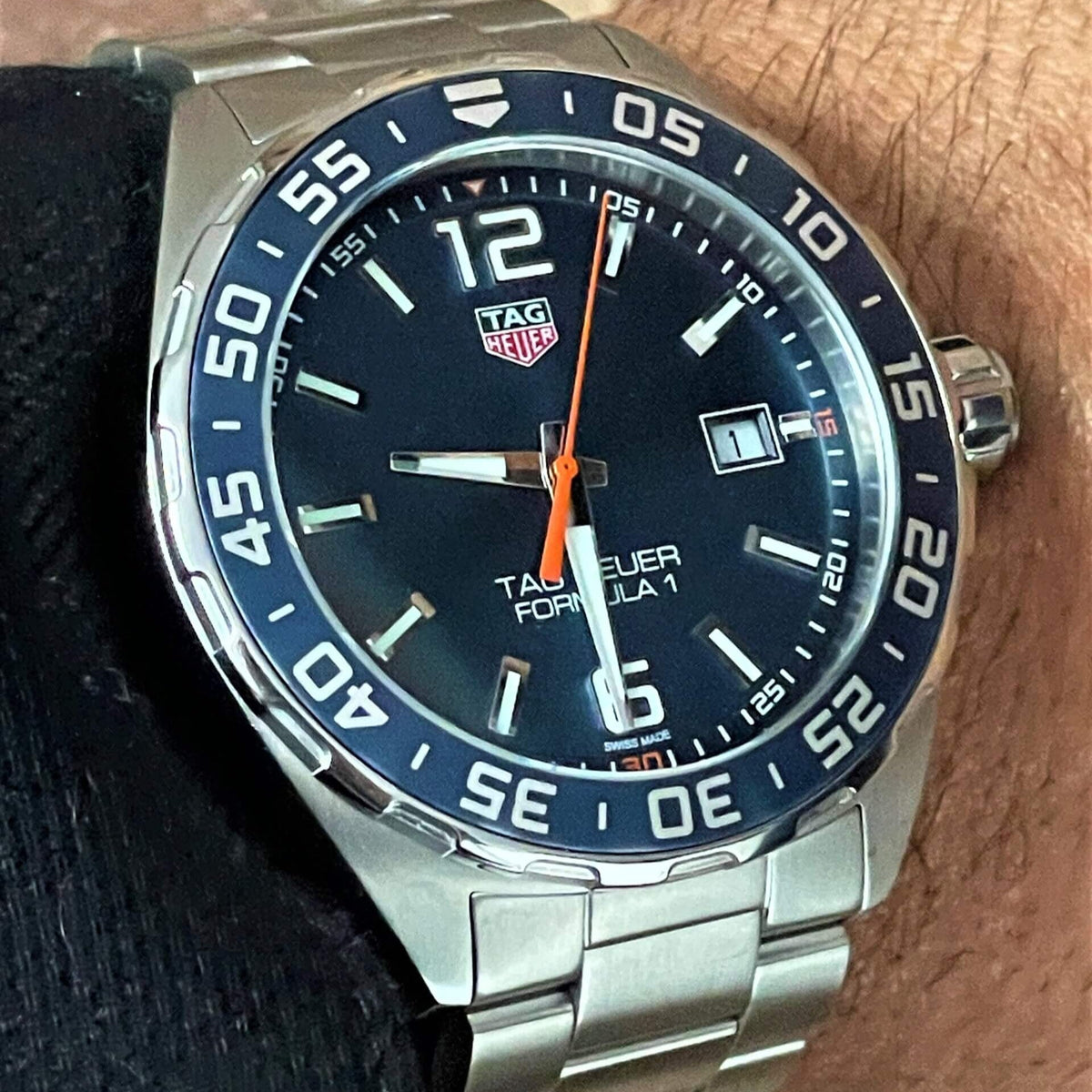  Shop Authentic Tag Heuer Formula 1 Blue Dial Watch for Men - WAZ1010.BA0842 - Luxxuri