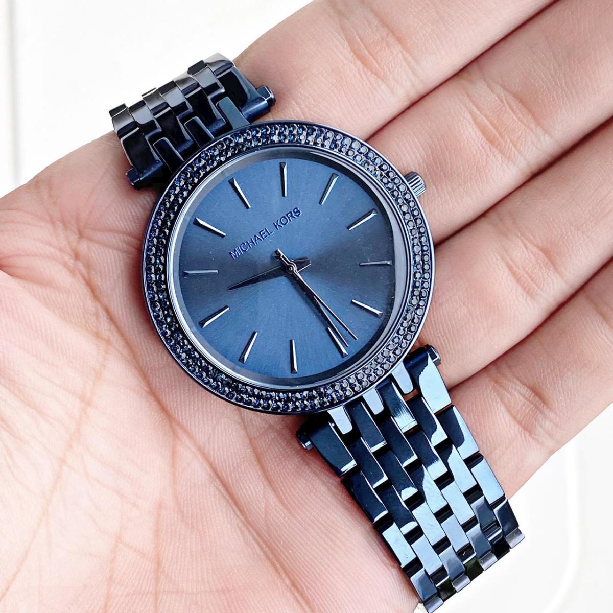  Shop Authentic Michael Kors Darci Blue Dial Blue Steel Strap Watch for Women - MK3417 - Luxxuri