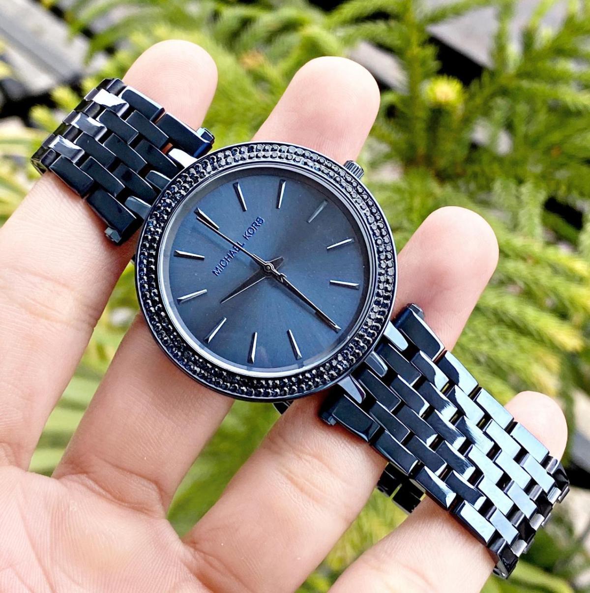  Shop Authentic Michael Kors Darci Blue Dial Blue Steel Strap Watch for Women - MK3417 - Luxxuri
