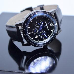  Shop Authentic Burberry The City Chronograph Black Dial Black Rubber Strap Watch For Men - BU9806 - Luxxuri