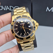  Shop Authentic Movado Series 800 Black Dial Gold Steel Strap Watch For Men - 2600145 - Luxxuri