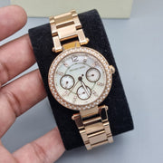 Shop Authentic Michael Kors Parker White Dial Rose Gold Steel Strap Watch for Women - MK5616 - Luxxuri