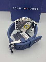  Shop Authentic Tommy Hilfiger Austin Quartz Blue Dial Blue Rubber Strap Watch for Men - 1791635 - Luxxuri