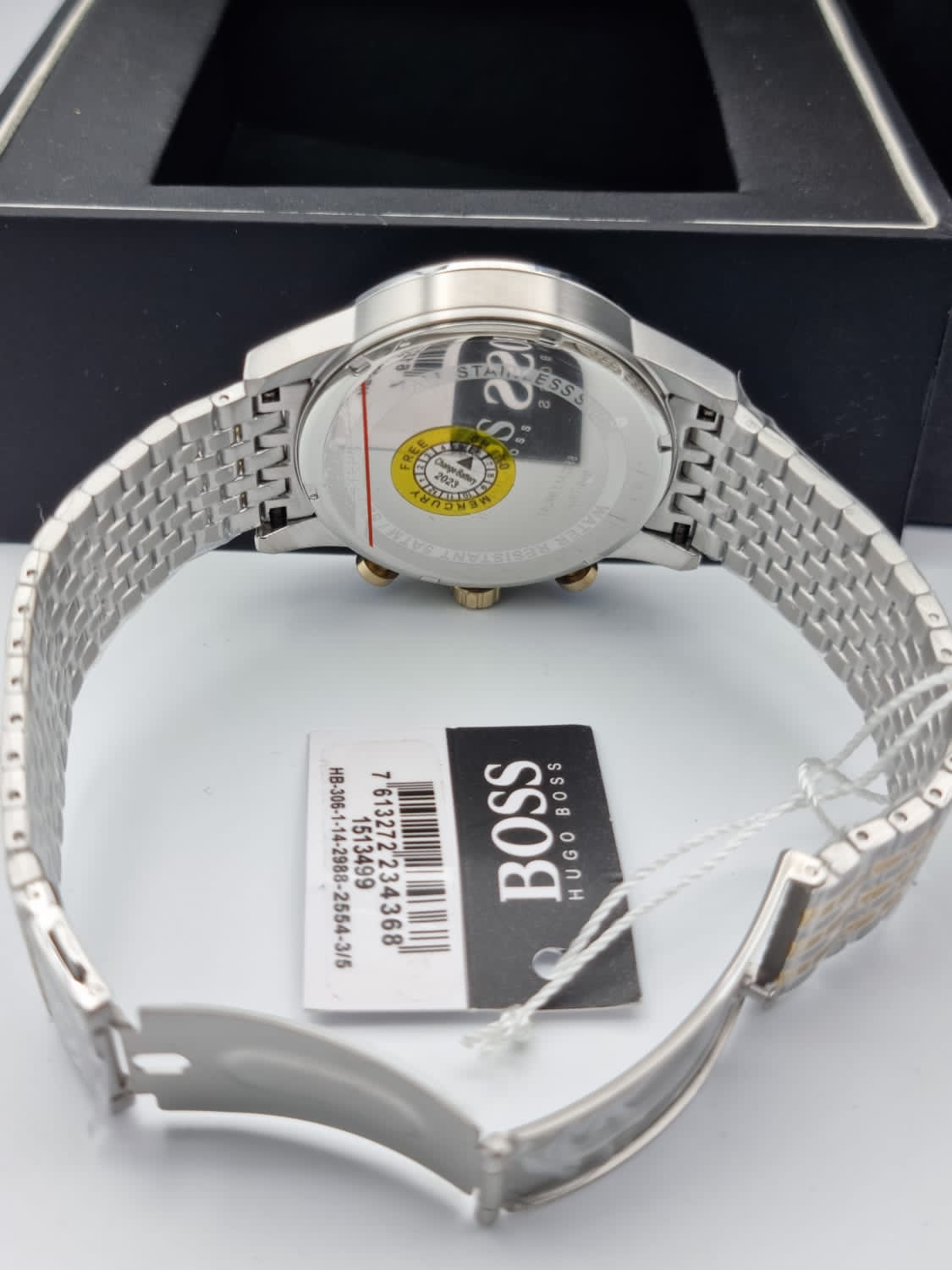  Shop Authentic Hugo Boss Navigator White Dial Two Tone Steel Strap Watch for Men - 1513499 - Luxxuri