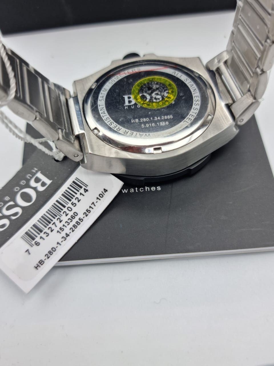  Shop Authentic Hugo Boss Supernova Chronograph Blue Dial Silver Steel Strap Watch for Men - 1513360 - Luxxuri