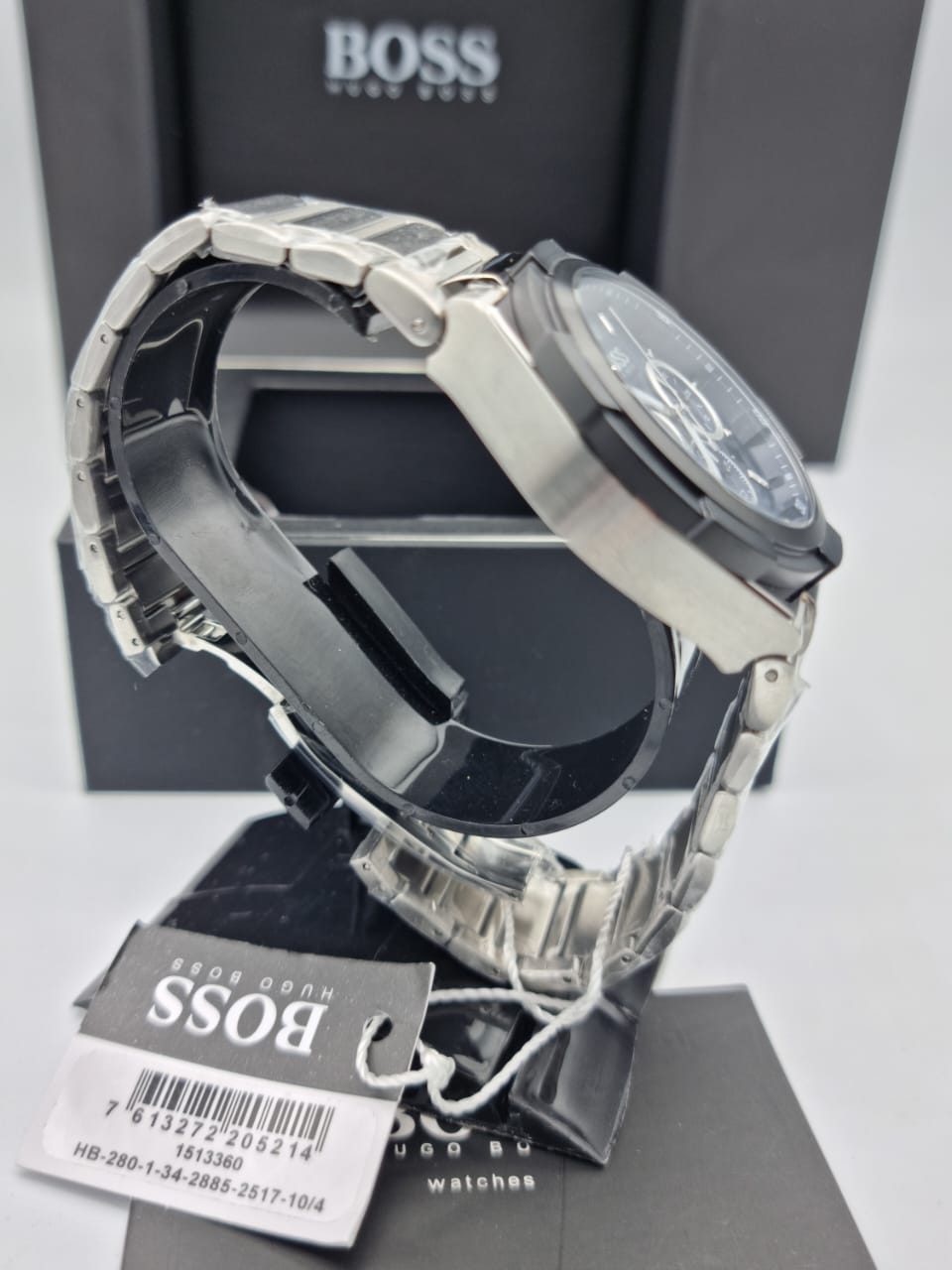  Shop Authentic Hugo Boss Supernova Chronograph Blue Dial Silver Steel Strap Watch for Men - 1513360 - Luxxuri