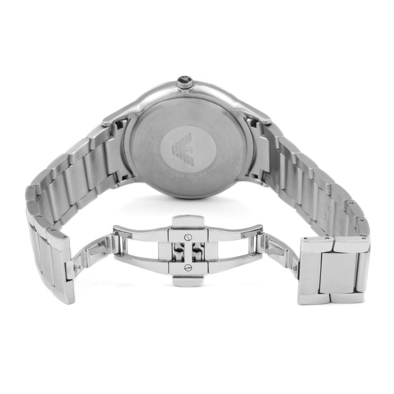  Shop Authentic Emporio Armani Sportivo Black Dial Silver Stainless Steel Watch For Men - AR2457 - Luxxuri