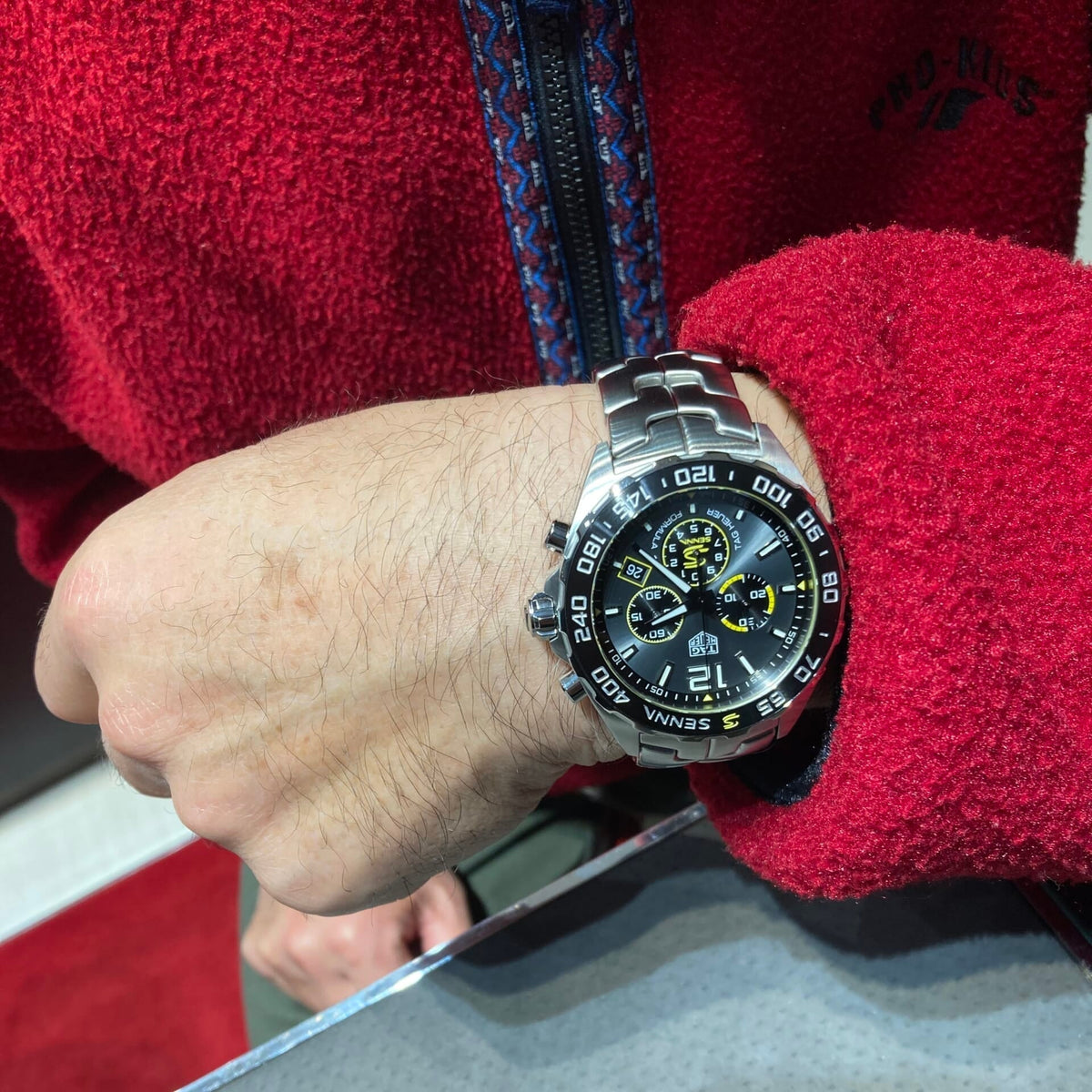  Shop Authentic Tag Heuer Formula 1 Ayrton Senna Special Edition Grey Dial Silver Steel Strap Watch for Men - CAZ101AF.BA0637 - Luxxuri