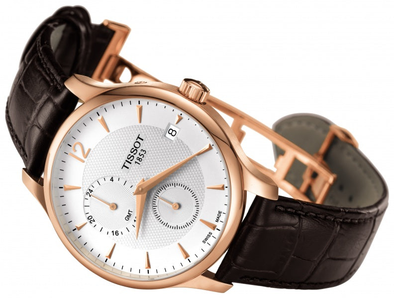  Shop Authentic Tissot T Classic Tradition Chronograph White Dial Brown Leather Strap Watch For Men - T063.617.36.037.00 - Luxxuri