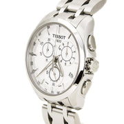  Shop Authentic Tissot Couturier Chronograph White Dial Silver Steel Strap Watch For Men - T035.617.11.031.00 - Luxxuri