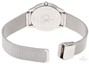  Shop Authentic Calvin Klein Minimal Silver Dial Silver Mesh Bracelet Watch for Men - K3M21126 - Luxxuri