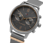  Shop Authentic Tommy Hilfiger Blake Quartz Grey Dial Silver Mesh Bracelet Watch for Men - 1782304 - Luxxuri