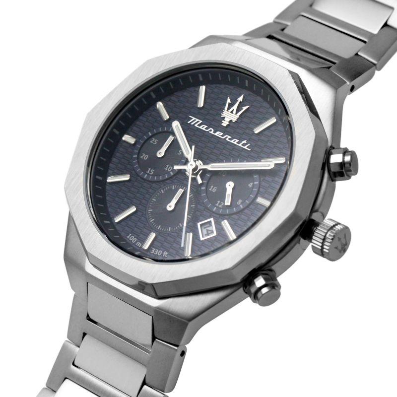  Shop Authentic Maserati Stile Blue Dial Silver Steel Strap Watch For Men - R8873642006 - Luxxuri