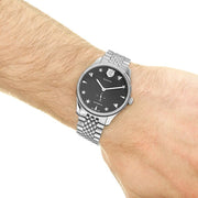  Shop Authentic Gucci G Timeless Automatic Black Dial Silver Steel Strap Watch For Men - YA126353 - Luxxuri