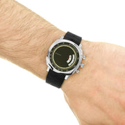  Shop Authentic Gucci Grip Chronograph Black Dial Black Rubber Strap Watch For Men - YA157301 - Luxxuri