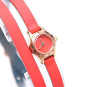  Shop Authentic Marc Jacobs Blade Red Dial Red Leather Strap Watch for Women - MBM1343 - Luxxuri