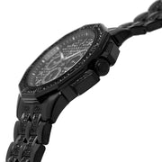  Shop Authentic Bulova Octova Chronograph Black Crystal Dial Black Steel Strap Watch for Men - 98C134 - Luxxuri