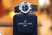  Shop Authentic Breitling Superocean Automatic 44 Blue Dial Blue Rubber Strap Watch for Men - A17376211C1S1 - Luxxuri