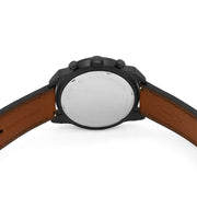  Shop Authentic Fossil Bronson Black Dial Brown Leather Strap Watch for Men - FS5714 - Luxxuri