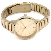  Shop Authentic Hugo Boss Signature Gold Dial Gold Stainless Steel Strap Watch for Women - 1502540 - Luxxuri