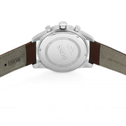  Shop Authentic Hugo Boss Skymaster Grey Dial Brown Leather Strap Watch for Men - 1513787 - Luxxuri