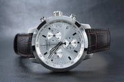  Shop Authentic Tissot PRC 200 Chronograph Silver Dial Brown Leather Strap Watch For Men - T055.417.16.037.00 - Luxxuri