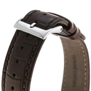  Shop Authentic Hugo Boss Corporal Blue Dial Brown Leather Strap Watch for Men - 151363 - Luxxuri