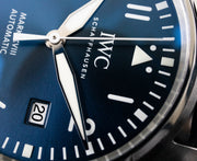  Shop Authentic IWC Pilot's Mark XVIII Le Petit Prince Blue Dial Brown Leather Strap Watch for Men - IW327004 - Luxxuri