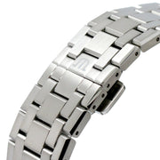  Shop Authentic Maurice Lacroix Aikon Date Quartz Black Dial Silver Steel Strap Watch for Men - AI1108-SS002-330-1 - Luxxuri