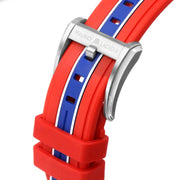  Shop Authentic Maurice Lacroix Aikon Beach Volley Vikings Limited Edition Red Dial Red Rubber Strap Watch for Men - AI1018-SS001-530-6 - Luxxuri