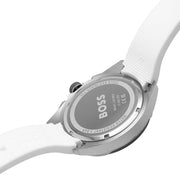  Shop Authentic Hugo Boss Volane Grey Dial White SIlicone Strap Watch for Men - 1513948 - Luxxuri