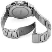  Shop Authentic Hugo Boss Peak Black Dial Silver Steel Strap Watch for Men - 1513762 - Luxxuri