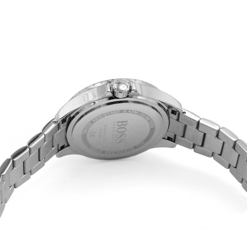  Shop Authentic Hugo Boss Premiere Rose Gold Dial Silver Steel Strap Watch for Women - 1502444 - Luxxuri