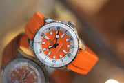  Shop Authentic Breitling Superocean Automatic 36 Orange Dial Orange Rubber Strap Watch for Men - A17377211O1S1 - Luxxuri