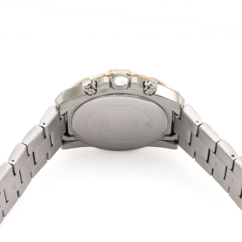  Shop Authentic Guess Commander Chronograph Blue Dial Two Tone Steel Strap Watch for Men - GW0056G5 - Luxxuri