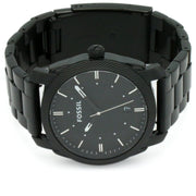  Shop Authentic Fossil Machine Black Dial Black Steel Strap Watch for Men - FS4775 - Luxxuri