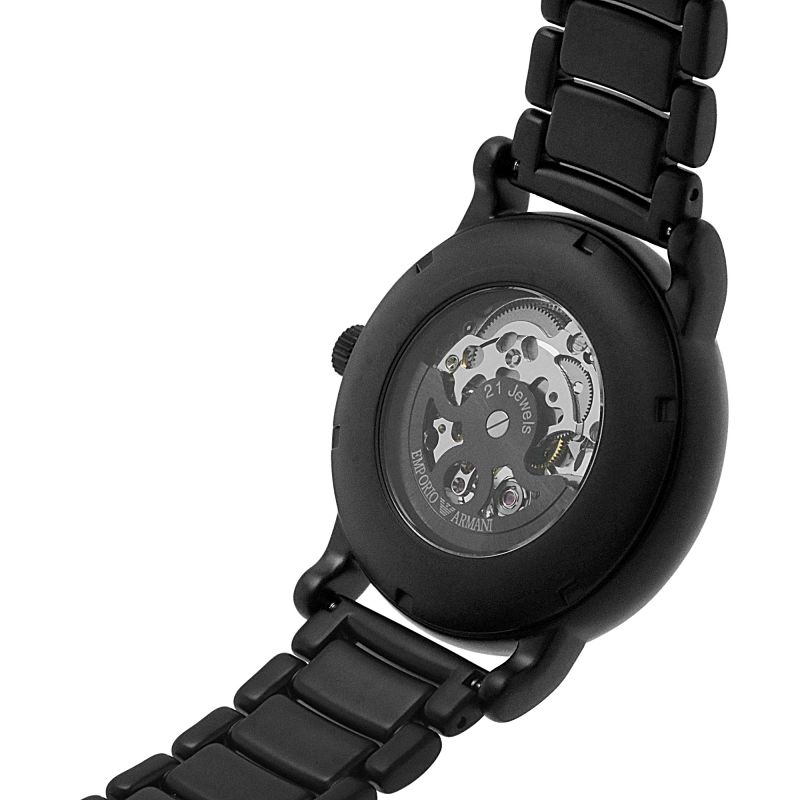  Shop Authentic Emporio Armani Luigi Chronograph Black Dial Black Steep Strap Watch For Men - AR11045 - Luxxuri