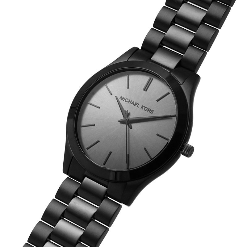  Shop Authentic Michael Kors Slim Runway Black Dial Black Steel Strap Watch for Men - MK8507 - Luxxuri