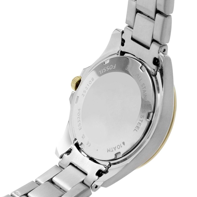  Shop Authentic Fossil Riley White Dial Two Tone Steel Strap Watch for Women - ES3204 - Luxxuri
