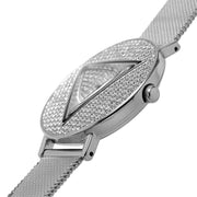  Shop Authentic Guess Iconic Diamonds Silver Dial Silver Mesh Bracelet Watch For Women - GW0477L1 - Luxxuri