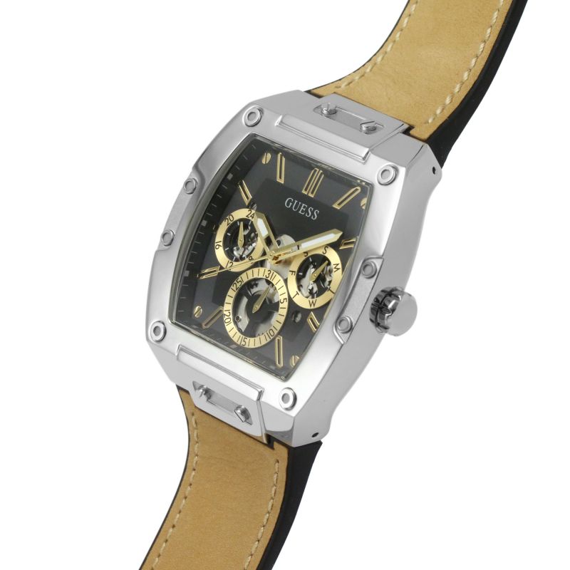  Shop Authentic Guess Phoenix Multifunction Black Dial Brown Leather Strap Watch for Men - GW0202G3 - Luxxuri