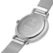  Shop Authentic Guess Iconic Diamonds Silver Dial Silver Mesh Bracelet Watch For Women - GW0477L1 - Luxxuri