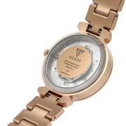  Shop Authentic Guess Crystal Clear Rose Gold Dial Rose Gold Steel Strap Watch for Women - GW0470L3 - Luxxuri