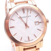 Shop Authentic Burberry The City White Dial Rose Gold Steel Strap Watch for Women - BU9104 - Luxxuri
