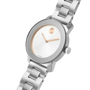  Shop Authentic Movado Bold Silver Dial Silver Steel Strap Watch For Women - 3600084 - Luxxuri