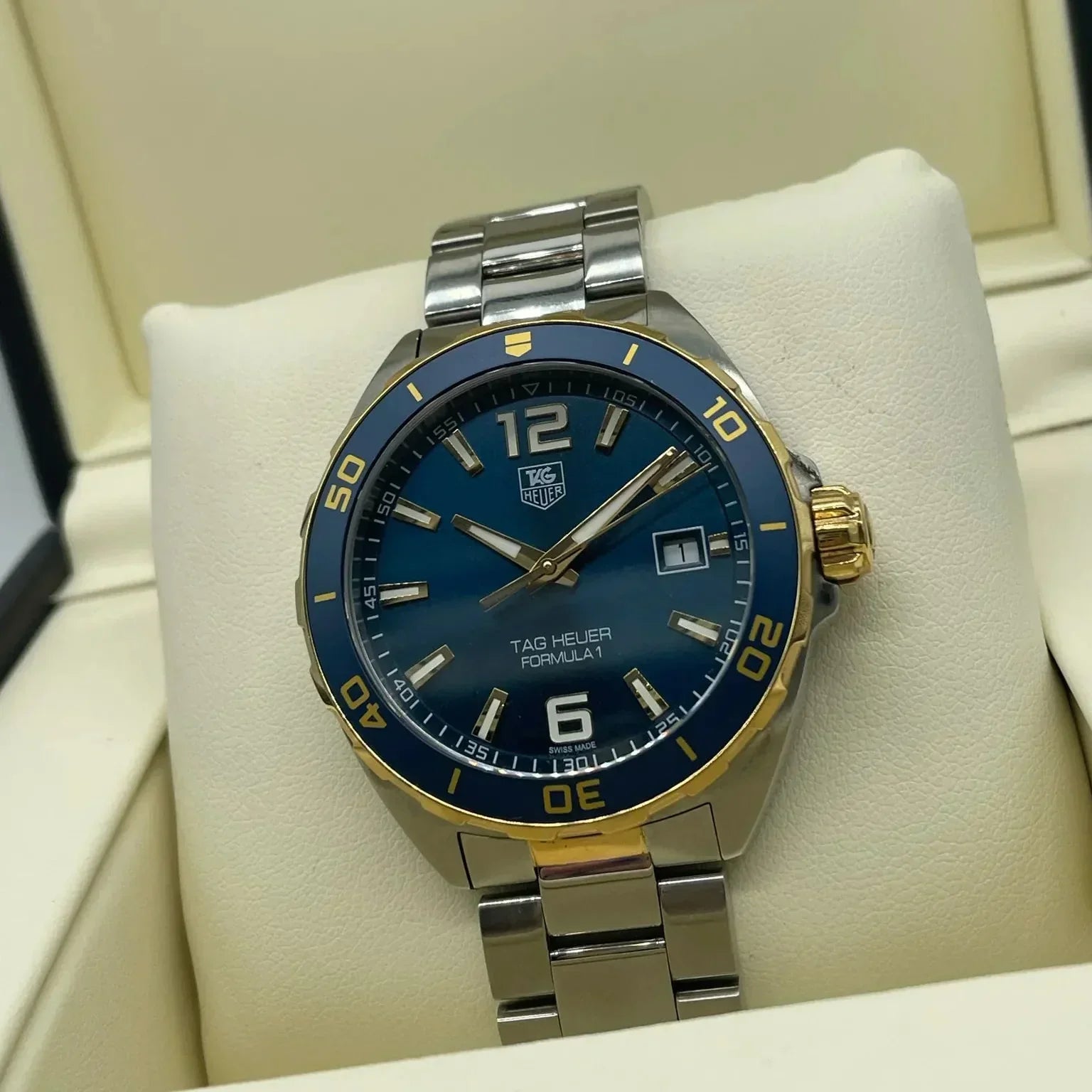  Shop Authentic Tag Heuer Formula Blue Dial Watch for Men - WAZ1120.BB0879 - Luxxuri