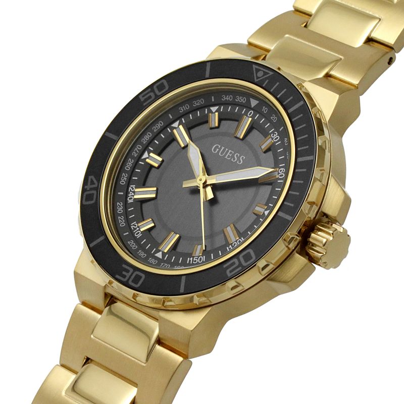  Shop Authentic Guess Track Grey Dial Gold Steel Strap Watch for Men - GW0426G2 - Luxxuri