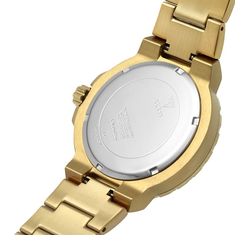  Shop Authentic Guess Track Grey Dial Gold Steel Strap Watch for Men - GW0426G2 - Luxxuri